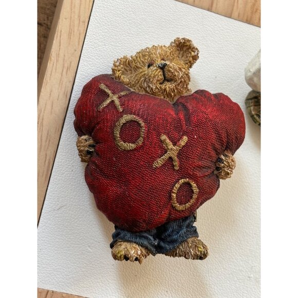 Boyds Bear With Heart & Cottage Pins Collectible Figurines Set - Picture 5 of 10